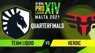 CS:GO - Heroic vs. Team Liquid [Nuke] Map 2 - ESL Pro League Season 14 - Quarterfinals