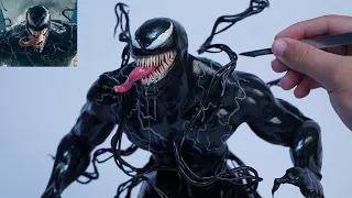 How to Make a Polymer Clay Venom Slime（kaysclay2023）