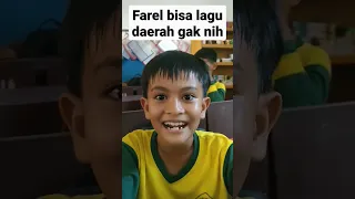 FAREL PRAYOGA BISA LAGU DAERAH GAK YA #shorts