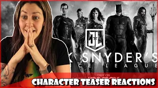 Zack Snyder's Justice League All Character Teaser Trailers REACTION