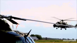 Texel Airshow 2012 Czech Gunship Mil Mi 24 Hind part 2   YouTube