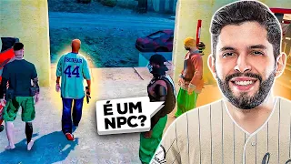 VIREI NPC E TROLLEI A FAVELA NO GTA RP!!