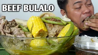 BEEF BULALO | BEEF SOUP w/ BONE MARROW | MUKBANG PHILIPPINES