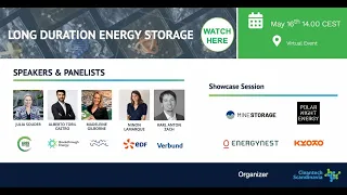 Cleantech Dealflow Webseries - Long Duration Energy Storage (LDES) - May 16th, 2023