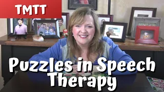 Puzzles in Speech Therapy Toddlers...Therapy Tip of the Week