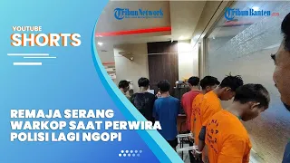 Viral! Kawanan Remaja Bawa Busur Serang Warkop Saat Perwira Polisi Lagi Ngopi