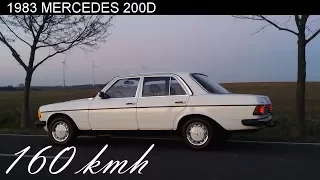 1983 Mercedes 200D w123 - 160 kmh Autobahn