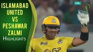 PSL 2017 Match 1: Islamabad United v Peshawar Zalmi Highlights