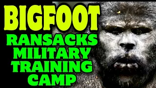 🔴BIGFOOT RANSACKS A MILITARY TRAINING CAMP ! Bigfoot encounters location