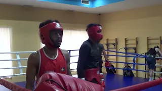 Тренировка бокса с армянской сборной.