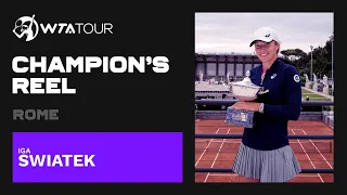 Iga Swiatek's STUNNING route to victory at Rome 2021 WTA Tennis!