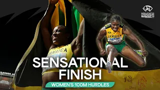 🇯🇲's  Danielle Williams runs to 100m hurdles gold | World Athletics Championships Budapest 23