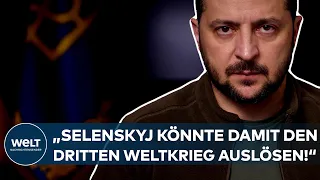 UKRAINE-KRIEG: "Er könnte damit den dritten Weltkrieg auslösen!" So reagiert der Kreml auf Selenskyj