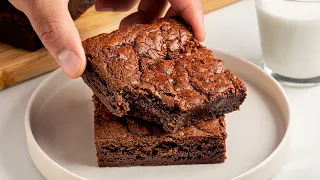 3 Ingredient Nutella Brownies - Dished #Shorts