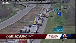 I-35 closed in Johnson County following pursuit, shots fired at sheriff's deputies