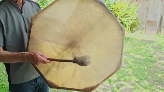 Shaman Drum - 28'' 70cm diameter, octagonal, plain (Product Code: OW-shdrna70)
