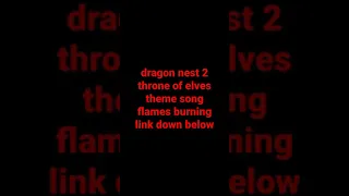 throne of elves theme song flames burning