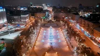 Новогодняя площадь Горького, Покровка Нижний Новгород