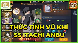 HUYỀN THOẠI LÀNG LÁ ACEGAME: CÙNG TOP 1 S13 THỨC TỈNH VŨ KHÍ SS ITACHI ANBU THÊM 30% BẠO KÍCH BÁ ĐẠO