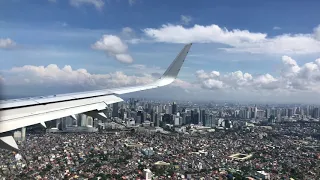 SPECTACULAR SKYLINE | Philippine Airlines 321 APPROACH & LANDING at Manila Airport