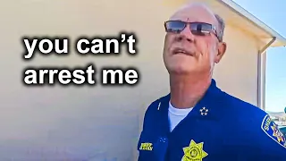 When A Corrupt Sheriff Realizes He's Been Arrested