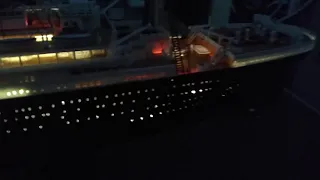 Airfix 1/400 Titanic with LED light strip part 2