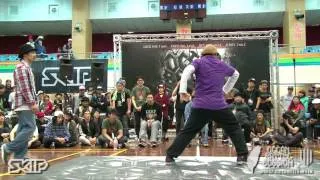 Popping Best16-7 Krazy Bones vs Wild Lion | 20130303 OBS VOL.7 TAIWAN FINAL