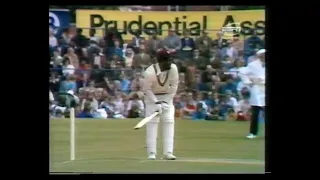 ENGLAND v WEST INDIES 1st TEST MATCH DAY 2 TRENT BRIDGE JUNE 4 1976 VIV RICHARDS DEREK UNDERWOOD