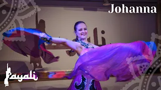 Breaking Free | Belly dance with Fan Veil, with Johanna at Hafla Layali, Sweden 2023