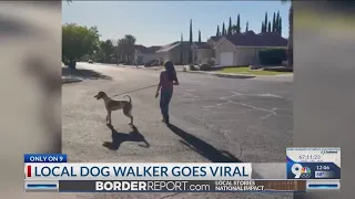 El Paso dog walker goes viral after making ad for her new business