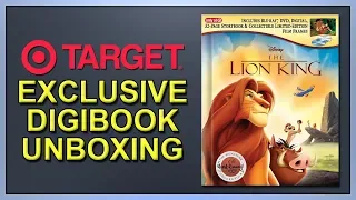 The Lion King (1994) Target Exclusive Signature Collection Blu-ray Digibook Unboxing