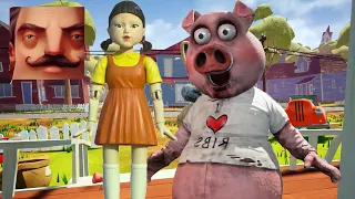 Hello Neighbor - My New Neighbor Hangry the Pig (Dark Deception) Act 2 Gameplay Walkthrough
