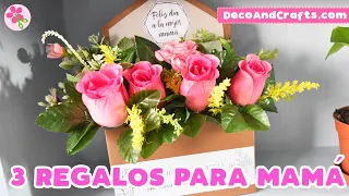 3 IDEAS DE REGALOS Y ARREGLOS PARA EL DIA DE LAS MADRES | DecoAndCrafts