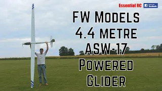 LOOKING FOR THERMALS ! FW Models 4.4 metre ASW-17 Powered Glider | Flown by Alex