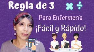 Regla de 3 para Administración de Medicamentos en Enfermería / Aprende FÁCIL Y RÁPIDO 🤓👩🏻‍🏫