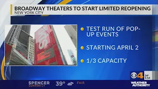 Broadway theaters in New York announce plans to reopen