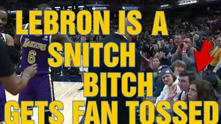 LeBron James has two courtside Pacers fans ejected in overtime win over Indiana