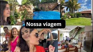 Nossa viagem/casa da minha mãe /fiz sobrancelha fio a fio/ visitamos os parentes! Vlog