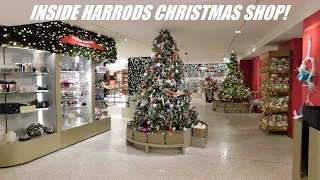 Inside Harrods Christmas Shop 2021! #HARRODS