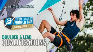 Boulder & Lead qualifications highlights || IFSC World Cup Morioka, Iwate 2022