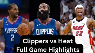 Kawhi Leonard's Epic Return: Clippers vs Miami Heat Full Game Highlights | Harden's Best Plays