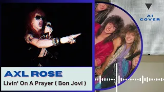 AXL ROSE - Livin' On A Prayer ( Bon Jovi ) AI Cover