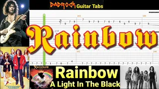 A Light In The Black - Rainbow - Guitar + Bass TABS Lesson