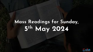 Catholic Mass Readings in English - May 5, 2024