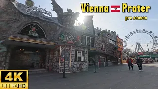 Vienna, Austria 🇦🇹 _  Prater pre Season - [4K] HDR Walk