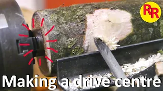 Making a drive center for the wood lathe
