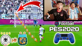 ALEMANIA vs ARGENTINA | DUELO ÉPICO!!! en PES 2020 | Penaltis Con CASTIGO!!!