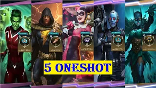 Now 5 oneshots in H7 LVL3 TIM! All F2P artifacts used! Injustice 2 Mobile
