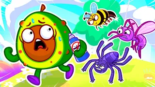 Go Away Bugs ✋ Don't Be Scared Mosquito 🦟 || Best Kids Cartoons by Pit & Penny Stories🥑✨