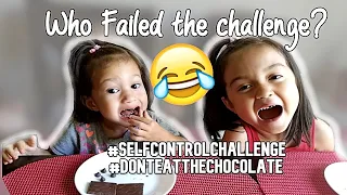 Ultimate Toddler Temptation Chocolate Eating Challenge | Self-control Challenge